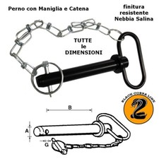 Perno con Maniglia e Catena