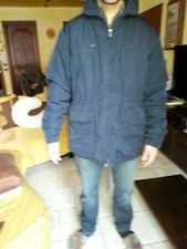 cappotto giaccone trench impermeabile ASPESI imbottito THERMORE uomo man L blu