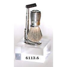 OMEGA COMPLETO SET DA BARBA PENNELLO PURO TASSO RASOIO G2