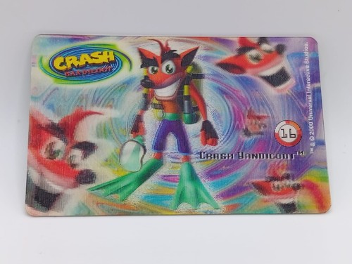 Crash bandicoot card - bandicoot, 3d