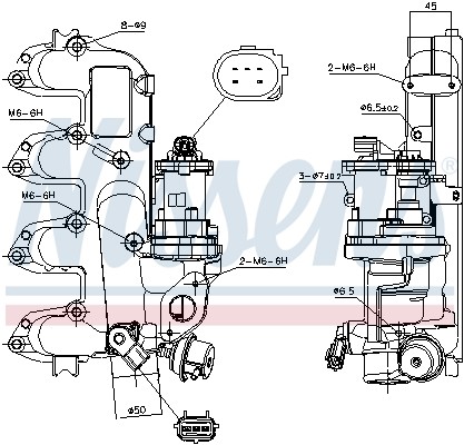Valvola egr per - egr, ford