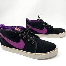 NIKE TOKI ND 2010 uomo taglia 11 stile 1385444-012 nero/rosso prugna/viola usato in ottime condizioni