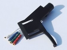 Cuffia cablata argento Litz per adattarsi Kenwood KD 5100 giradischi giradischi giradischi