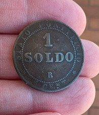 Stato Pontificio Roma Pio IX 1 Soldo Anno 1867 BB