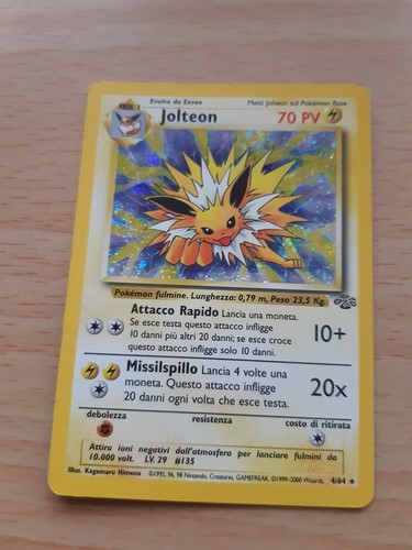 Jolteon carta pokémon - pokémon,