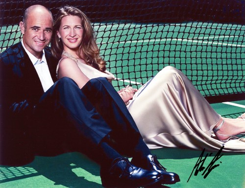 Andre agassi autografo firmato - andre,