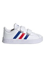 SNEAKERS PRIMI PASSI BIANCHE ADIDAS VL COURT 2.0 ORIGIN. NUOVE NUM. 27 - FY9275