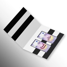 0 € ZERO BANCONOTA EURO SOUVENIR ITALIA 2021 FOLDER JUVENTUS PRODOTTO UFFICIALE