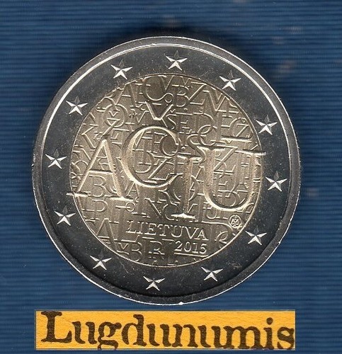 Euro commémo lituanie - euro, 2015