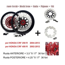 17" Supermoto Ruote Cerchi per