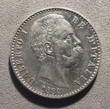 ITALY - 1884 - 2 LIRE -