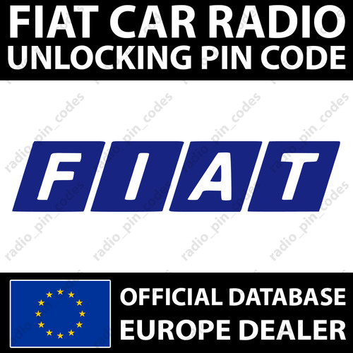 Pin radio fiat codice - pin,