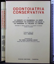 ODONTOIATRIA CONSERVATIVA. SCHULTZ, CHARBENEAU, DOERR, CARTWRIGHT. PICCIN.