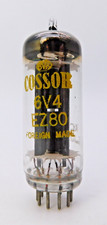 Cossor Tungsram EZ80 Tubo valvola a piastra saldata NOS (V55)