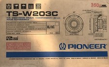 Pioneer w203c subwoofer - pioneer,