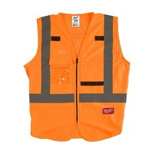 GILET ALTA VISIBILITA' ARANCIO
