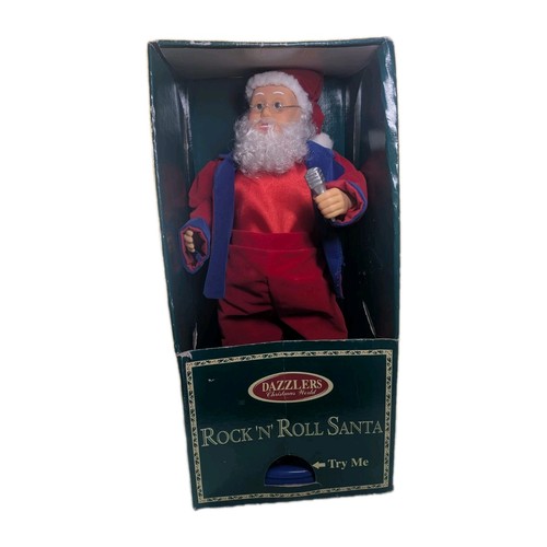 Vintage santa rock roll - vintage,