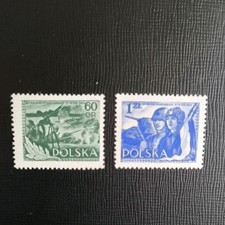 COLLEZIONE DI FRANCOBOLLI POLSKA POLACCHI POLACCHI, GG