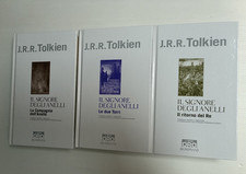 Il signore degli anelli J. R. R. Tolkien Trilogia libri oro Bompiani Ottime