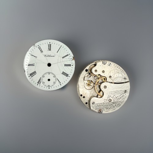 Waltham pocket watch movement - waltham,
