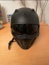 Casco jet Modulare Scorpion EXO COMBAT EVO UNI Nero opaco