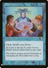 MTG SOOTHSAYING EXC - PREDIRE - MYS - MAGIC