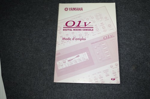 Yamaha 01v mode emploi - 01v,