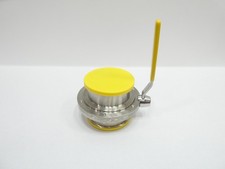 Top-flo 316L S0320 Valvola a farfalla manuale in acciaio inox a tre morsetti 6 pollici