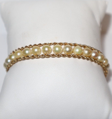 Bracciale perle coltura - , acqua