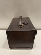 Beauty case Vintage In Pelle fatto a mano