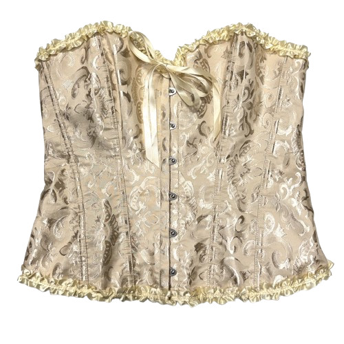 Corsetto jacquard senza