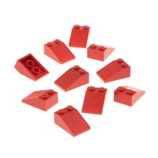 10x mattoncini Lego 33° 3x2