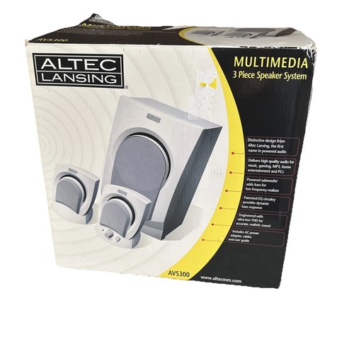 Altec lansing avs300 sistema - altec,