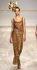 Maxi abito lungo blumarine - abito,