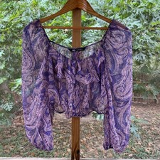 Blusa donna Zara viola