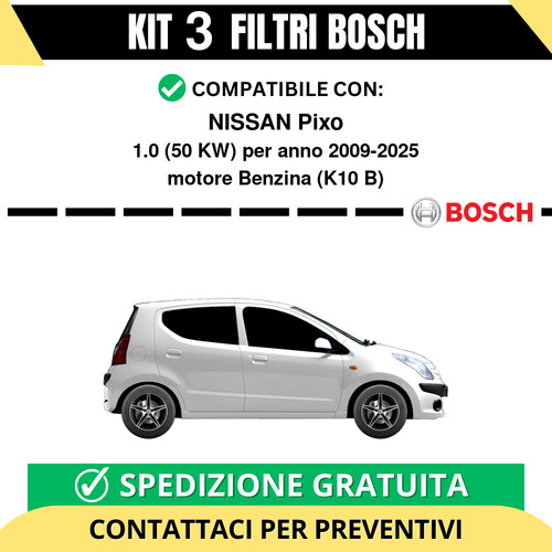 Kit bosch filtri tagliando - kit,