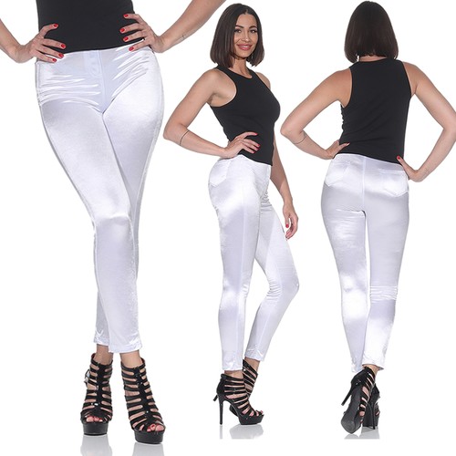 Pantalone donna raso vita - , alta