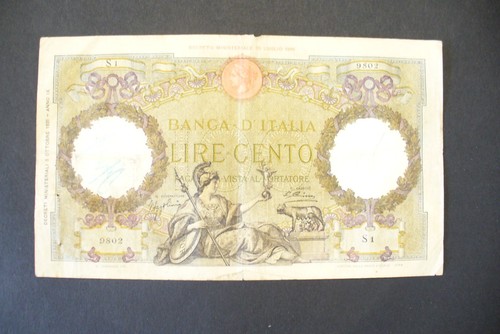 Rare ancien billet 100 lire - rare,