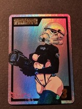 SEXY STORMTROOPER - STAR WARS - GODDESS STORY - HOT BODIES - HOLO CARD - WAIFU