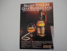advertising Pubblicità 1989 BRANDY STOCK 84