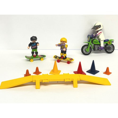 Set moto skateboarder - moto, e