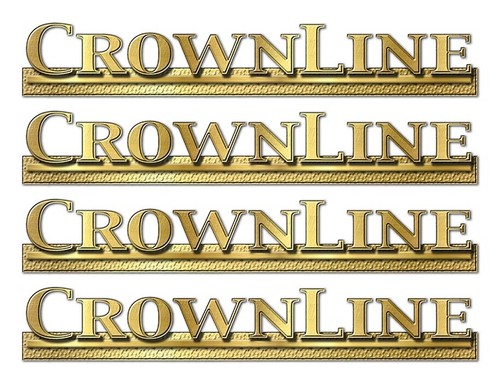 Adesivi crownline lunghi - adesivi, 10"