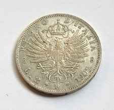 REGNO D' ITALIA VITT. EM. III  2 LIRE  AQUILA SABAUDA  1902  RARA