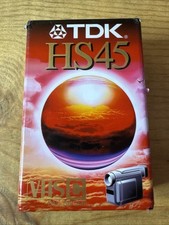 Tdk hs45 cassette vhs neuf - tdk, vhs-c
