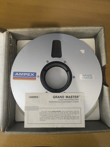 Bobina audio ampex - ampex, grand