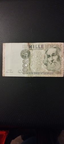 Banconota rara 1000 - banconota, mille