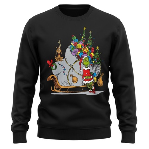 The grinch sleigh with - with, max