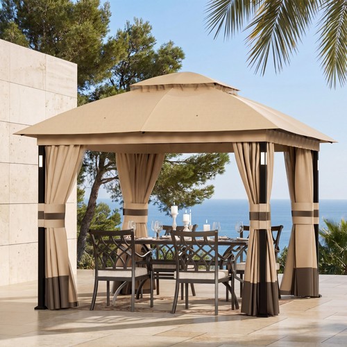 Patio gazebo x10 netting - gazebo,