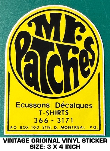 Patches ecussons decalques - mr.,