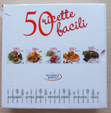 50 Ricette Facili Accademia Barilla - 5 Volumi con Cofanetto -   H1